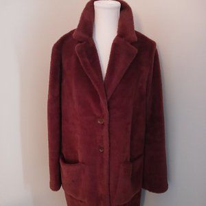 Anthropologie faux fur Coat